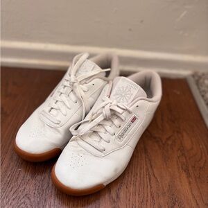 Reebok White Athletic Shoes
